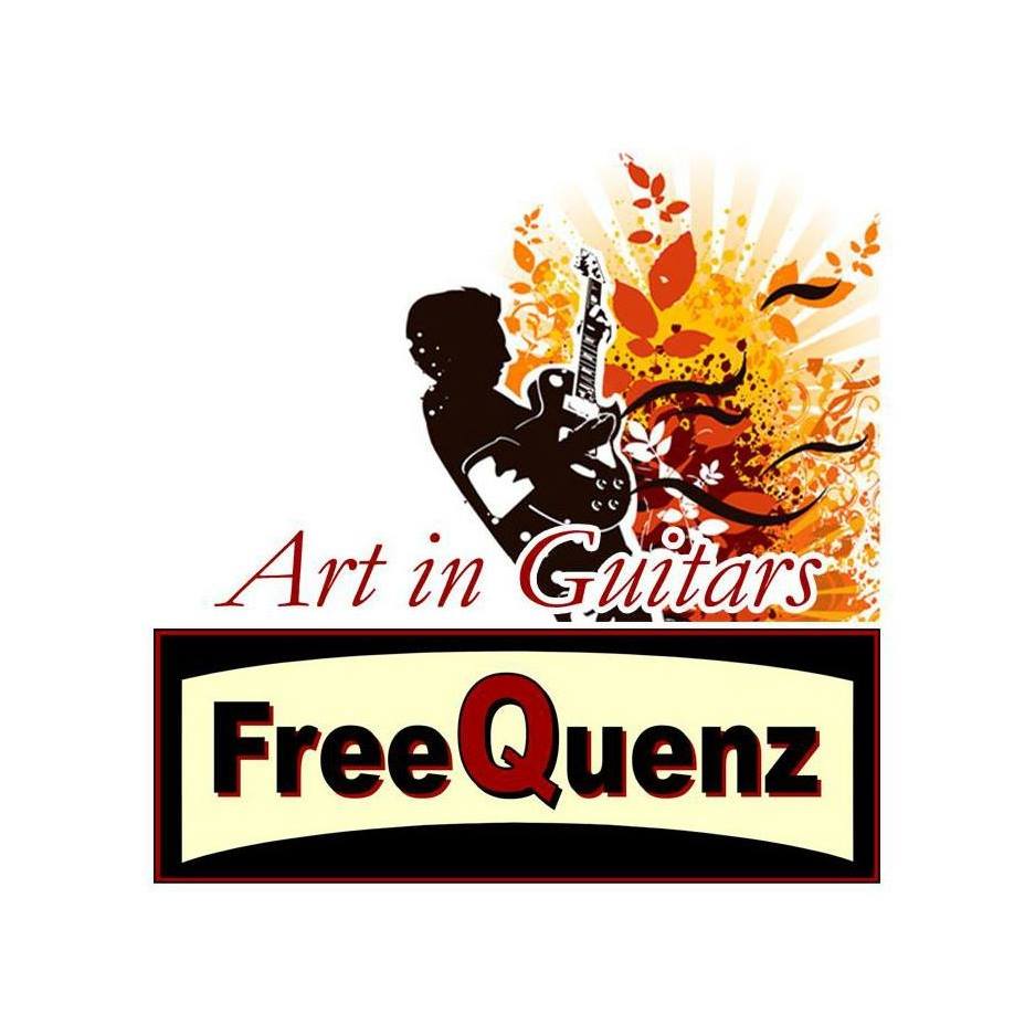 Logo des Freequenz-Gitarrenladens in Einbeck